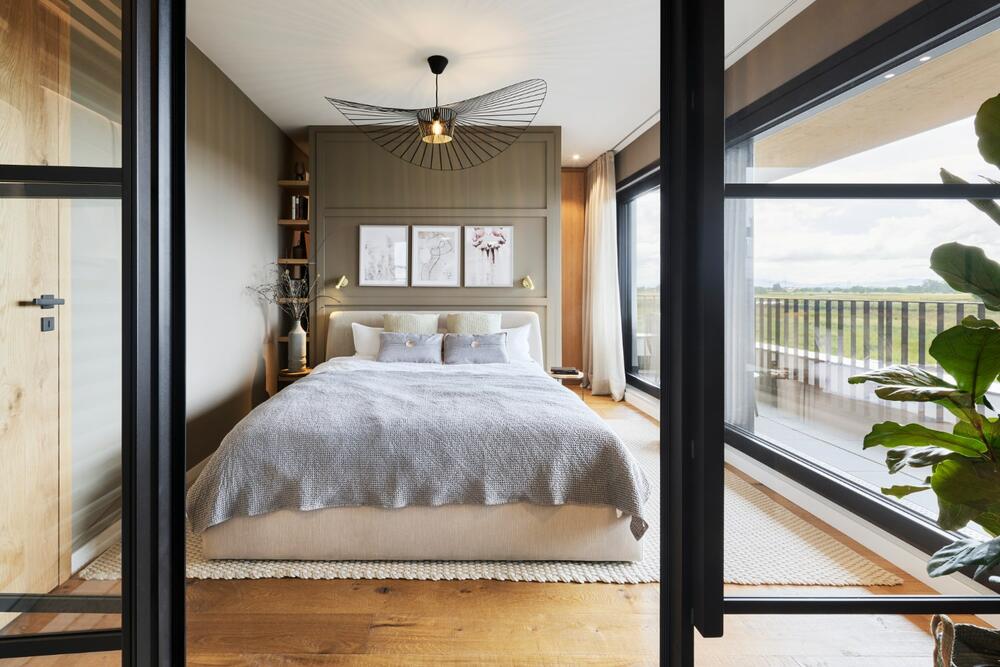 geplan design hausbau design award weberhaus stadtvilla schlafzimmer