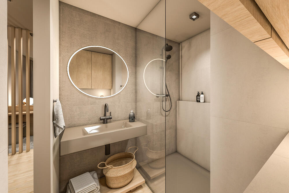 geplan design kanso apartment badezimmer