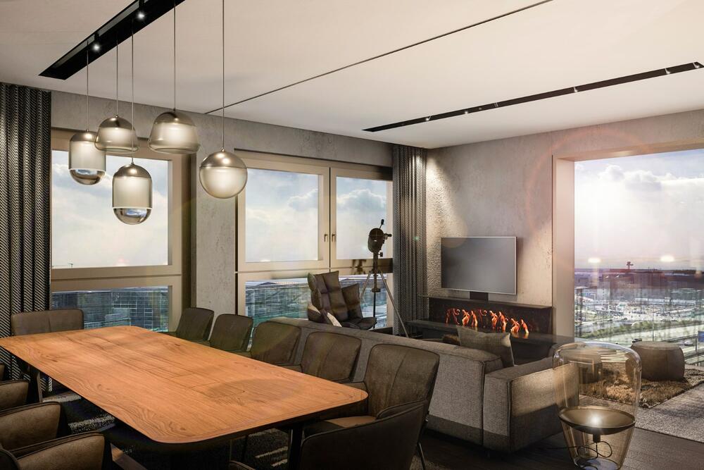 geplan design bmine frankfurt airport skyloft visualisierung lounge